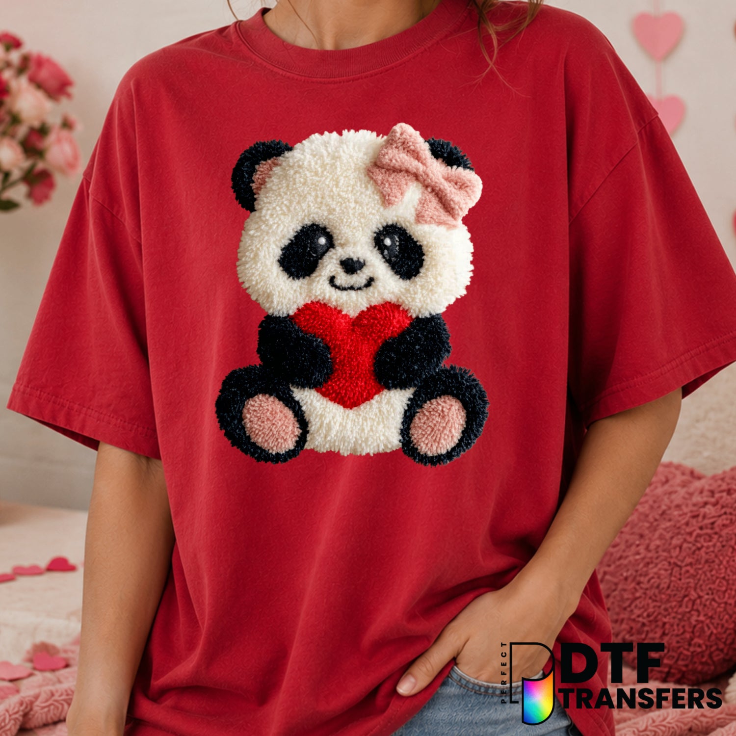 I LOVE MY FAMILY – Valentine's Day DTF Transfer (view 1 of 2) – by Perfect DTF Transfers – Premade DTF Transfers – Valenti...