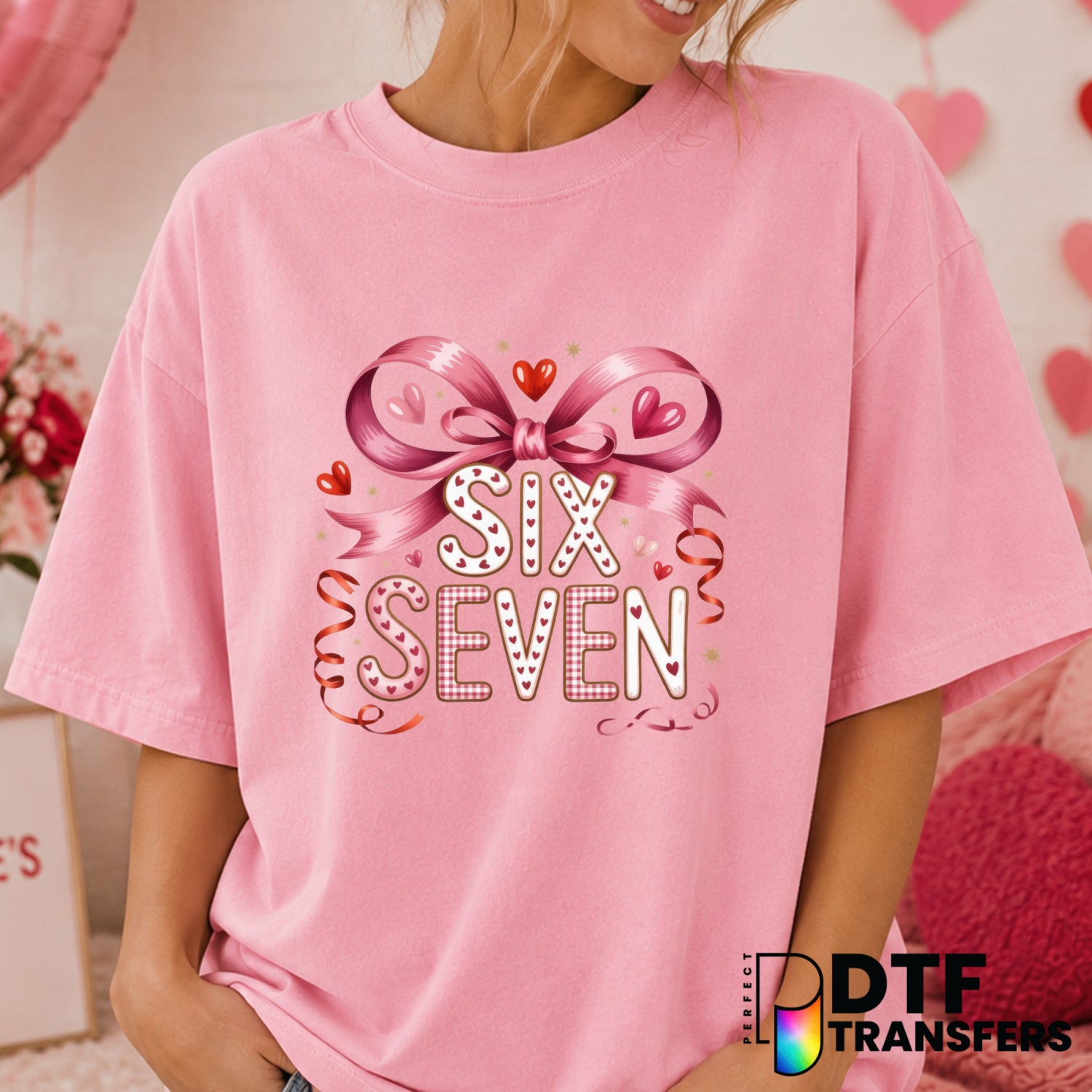 I LOVE MY FAMILY – Valentine's Day DTF Transfer (view 1 of 2) – by Perfect DTF Transfers – Premade DTF Transfers – Valenti...