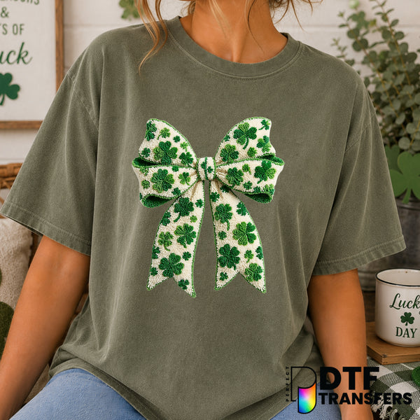 I'M JUST HERE FOR THE SHENANIGANS – St. Patrick's Day DTF Transfer (view 2 of 2) – by Perfect DTF Transfers – Premade DTF...