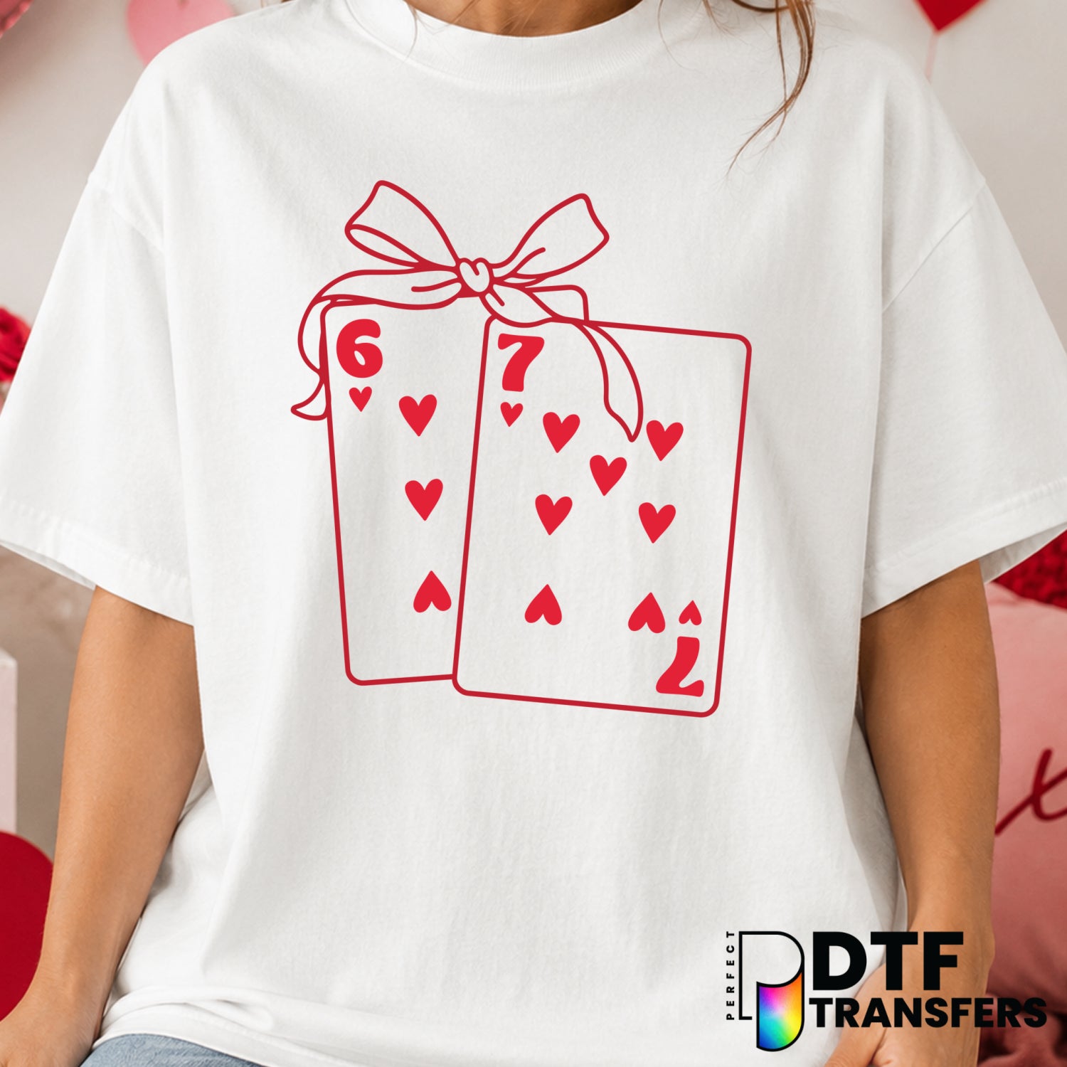 I ONLY HAVE EYES FOR YOU – Valentine's Day DTF Transfer (view 2 of 2) – by Perfect DTF Transfers – Premade DTF Transfers –...