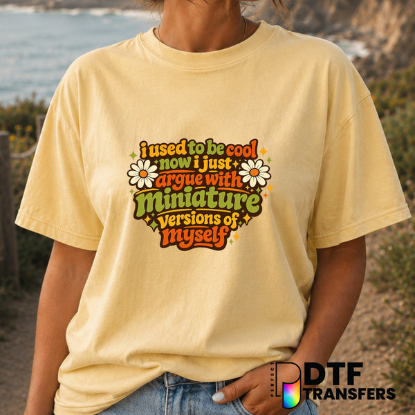 I USED TO BE COOL NOW I'M A MOM – Mother's Day DTF Transfer (view 1 of 2) – by Perfect DTF Transfers – Premade DTF Transfe...