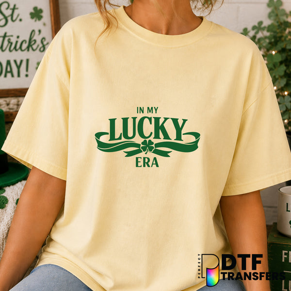 In My Lucky Era St. Patrick's Day – DTF Transfer (view 1 of 2) – by Perfect DTF Transfers – Premade DTF Transfers – St. Pa...