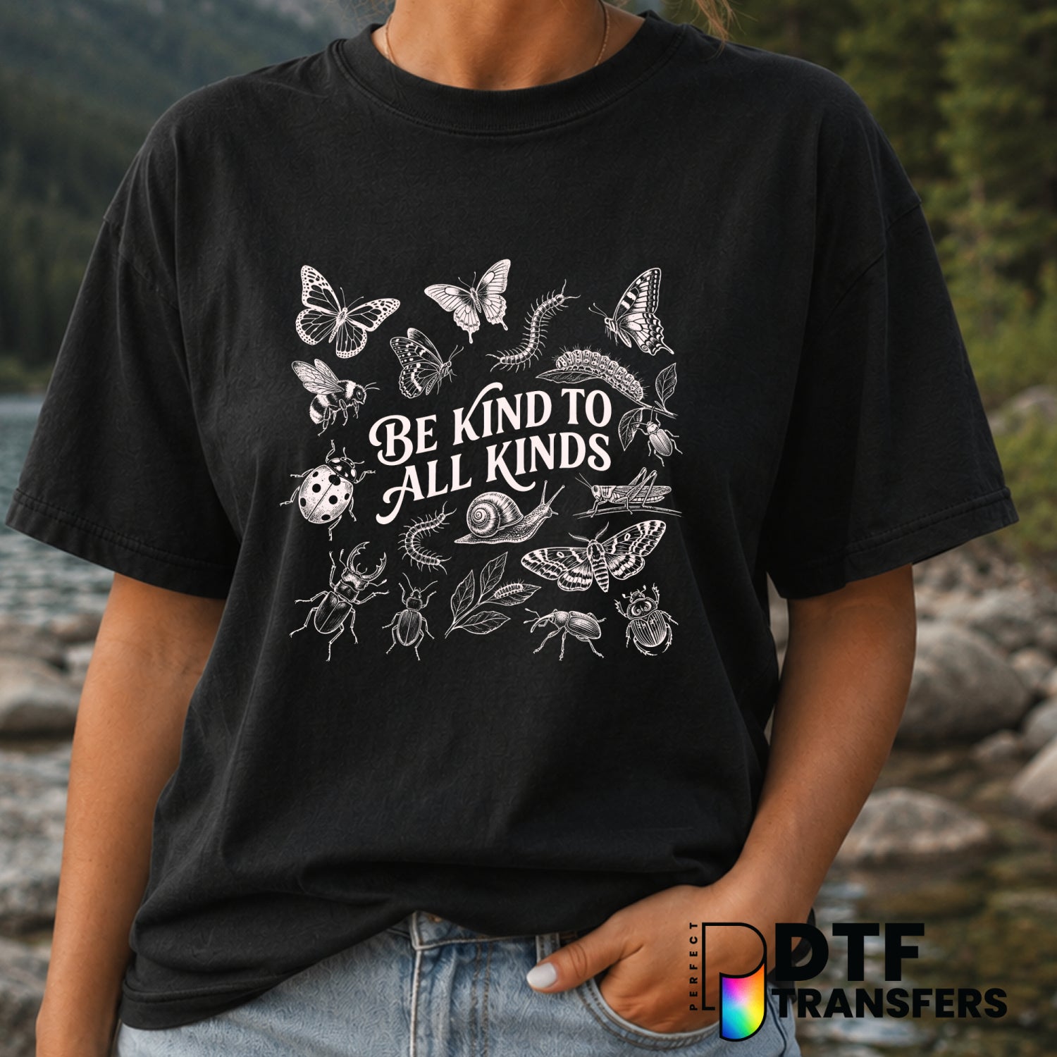 IT'S COOL TO BE KIND – Anti-Bullying DTF Transfer (view 1 of 2) – by Perfect DTF Transfers – Premade DTF Transfers – Anti-...
