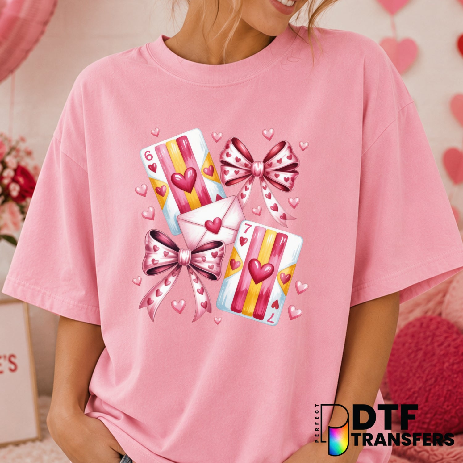 It's giving LOVE – Valentine's Day DTF Transfer (view 1 of 2) – by Perfect DTF Transfers – Premade DTF Transfers – Valenti...
