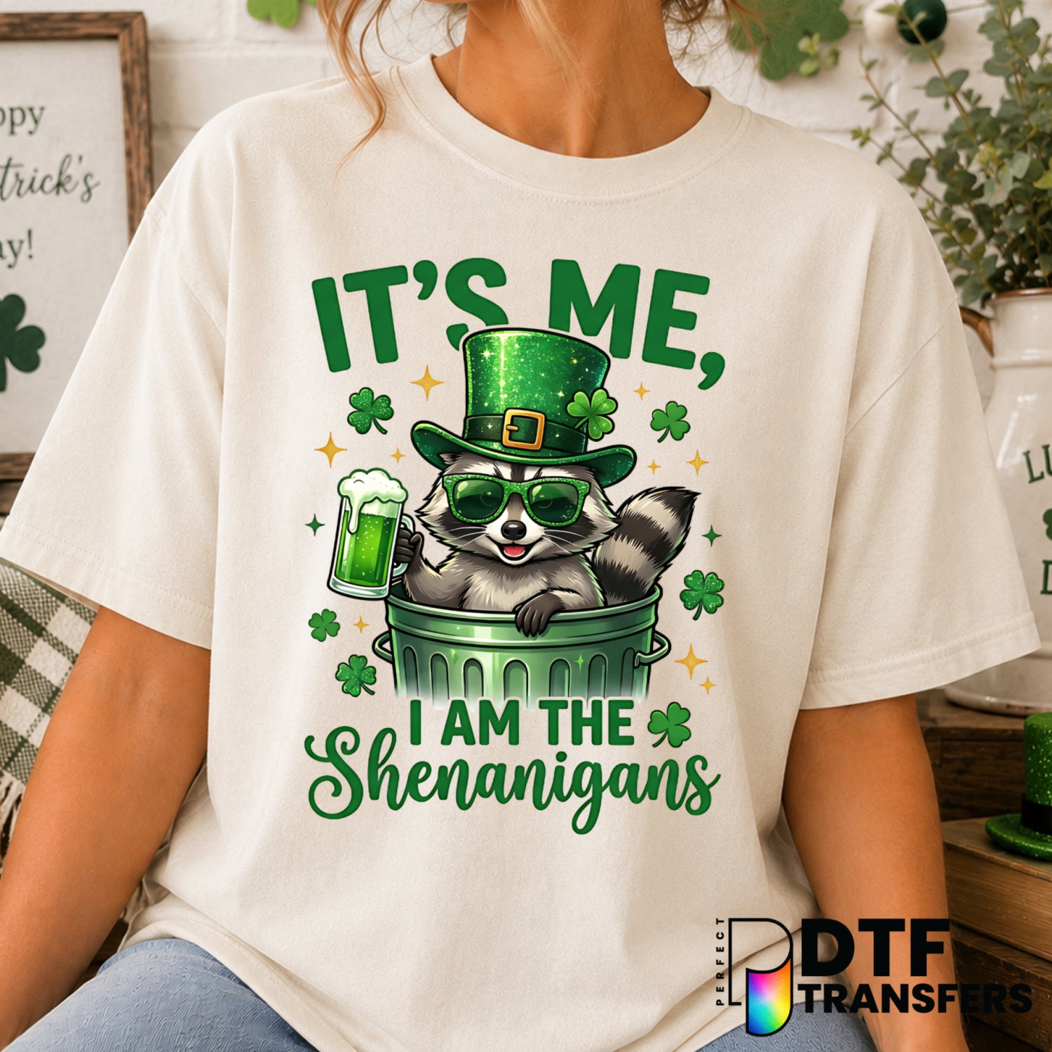 It's Me I Am The Shenanigan St. Patrick's Day – DTF Transfer (view 1 of 2) – by Perfect DTF Transfers – Premade DTF Transf...