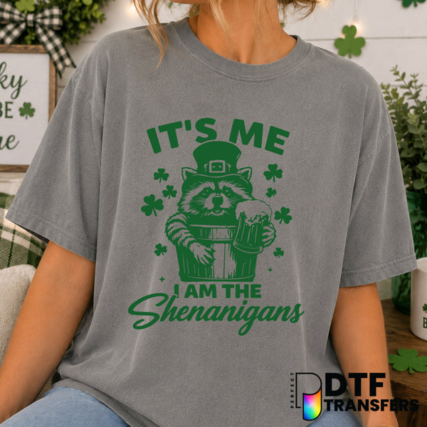 It's Me I'm The Shenanigans – St. Patrick's Day DTF Transfer (view 1 of 2) – by Perfect DTF Transfers – Premade DTF Transf...