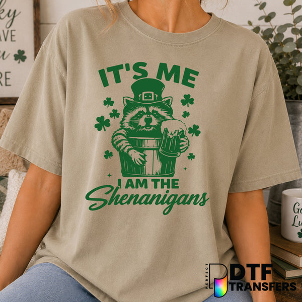 It's Me I'm The Shenanigans – St. Patrick's Day DTF Transfer (view 2 of 2) – by Perfect DTF Transfers – Premade DTF Transf...