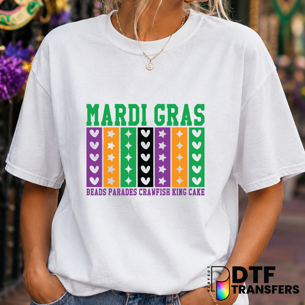 Jester Mask with Crown – Mardi Gras DTF Transfer (view 1 of 2) – by Perfect DTF Transfers – Premade DTF Transfers – Mardi...