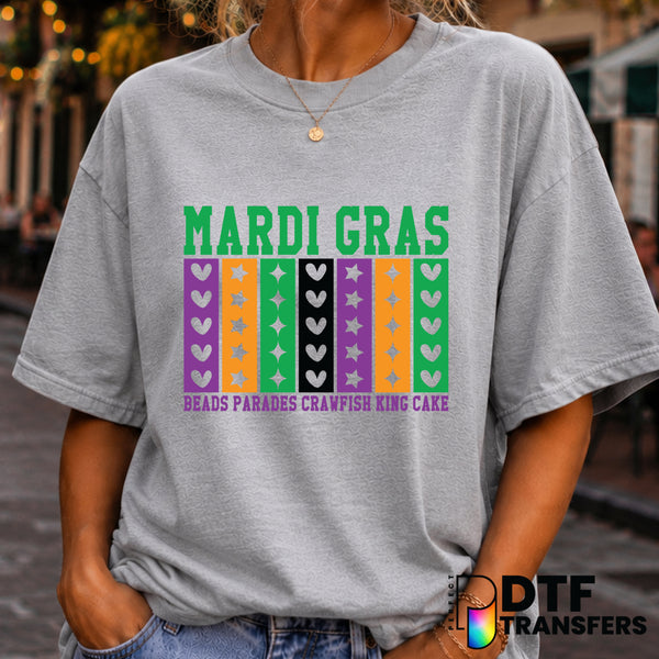 Jester Mask with Crown – Mardi Gras DTF Transfer (view 2 of 2) – by Perfect DTF Transfers – Premade DTF Transfers – Mardi...