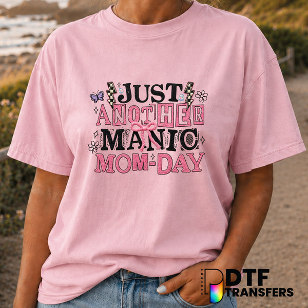 Just Another Manic Mom-Day – Mother's Day DTF Transfer (view 1 of 2) – by Perfect DTF Transfers – Premade DTF Transfers –...