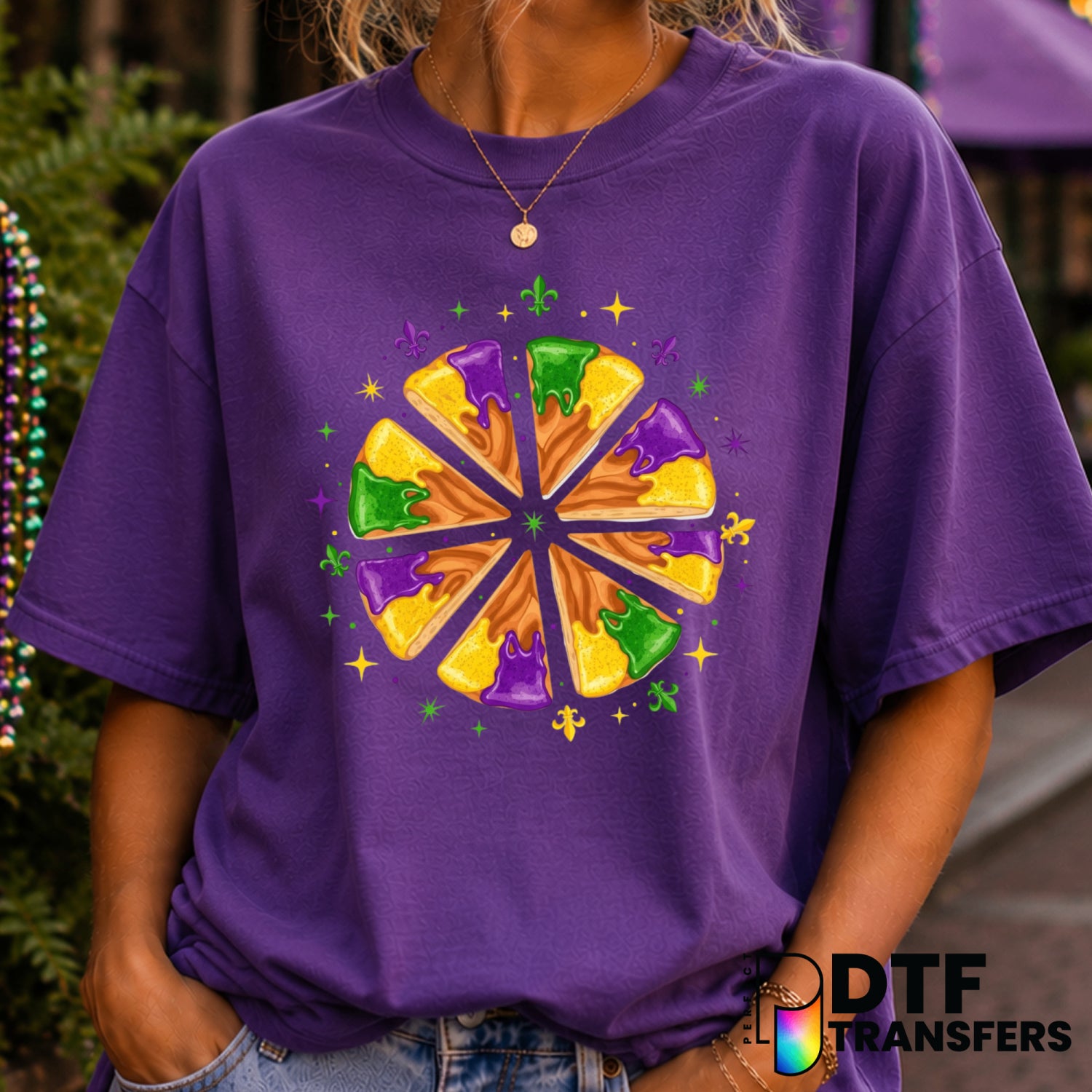 Laissez les bons temps rouler – Mardi Gras DTF Transfer (view 1 of 2) – by Perfect DTF Transfers – Premade DTF Transfers –...