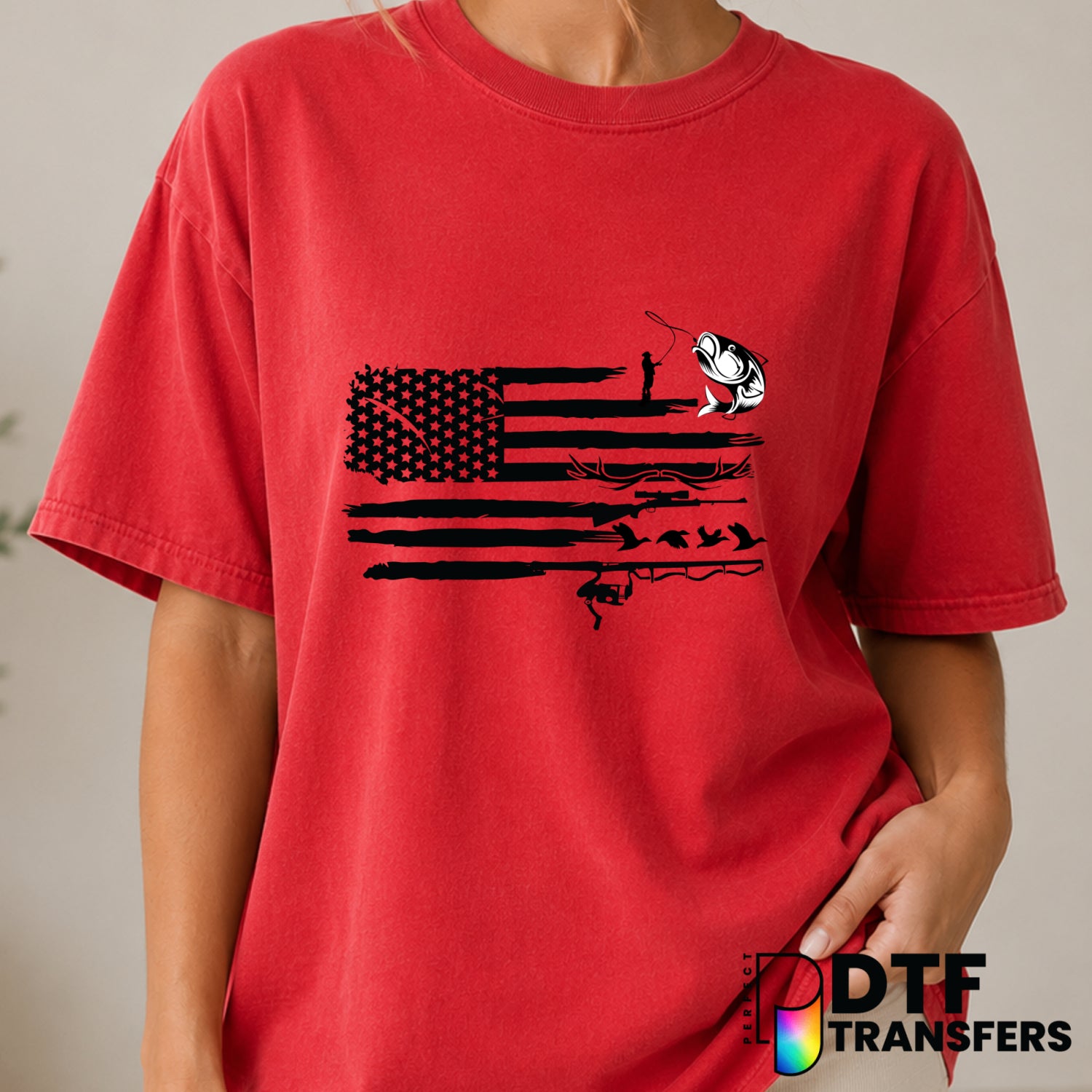 LAKE LIFE – Fishing DTF Transfer (view 2 of 2) – by Perfect DTF Transfers – Premade DTF Transfers – Fishing, Outdoor