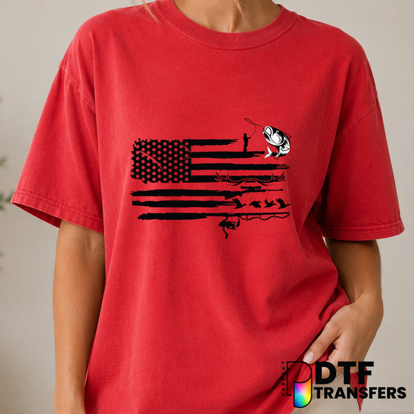 LAKE LIFE – Fishing DTF Transfer (view 2 of 2) – by Perfect DTF Transfers – Premade DTF Transfers – Fishing, Outdoor