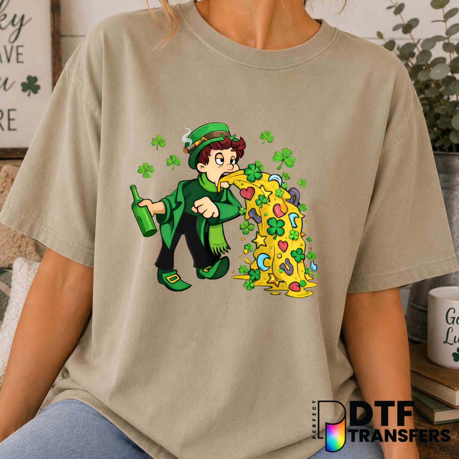 Let's Get Lucky – St. Patrick's Day DTF Transfer (view 1 of 2) – by Perfect DTF Transfers – Premade DTF Transfers – St. Pa...