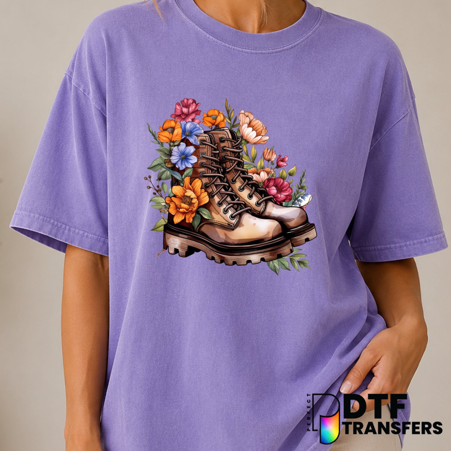 Let's Go Hiking – Hiking DTF Transfer (view 1 of 2) – by Perfect DTF Transfers – Premade DTF Transfers – Hiking, Outdoor