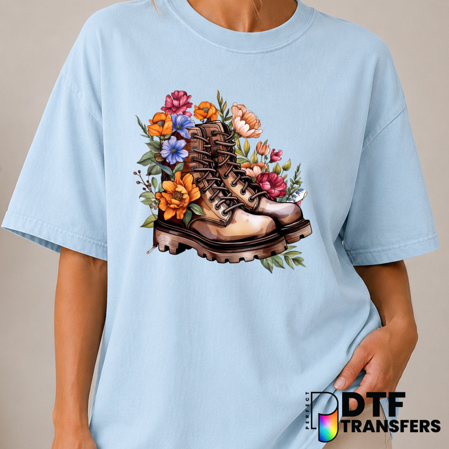 Let's Go Hiking – Hiking DTF Transfer (view 2 of 2) – by Perfect DTF Transfers – Premade DTF Transfers – Hiking, Outdoor