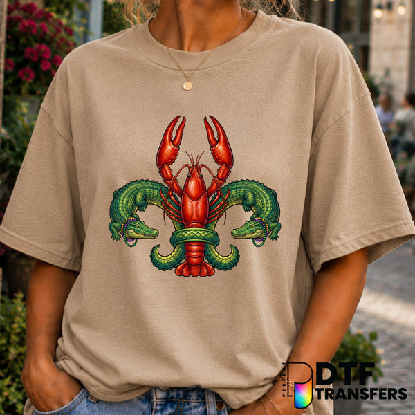 LET THE GOOD TIMES ROLL – Mardi Gras DTF Transfer (view 1 of 2) – by Perfect DTF Transfers – Premade DTF Transfers – Mardi...