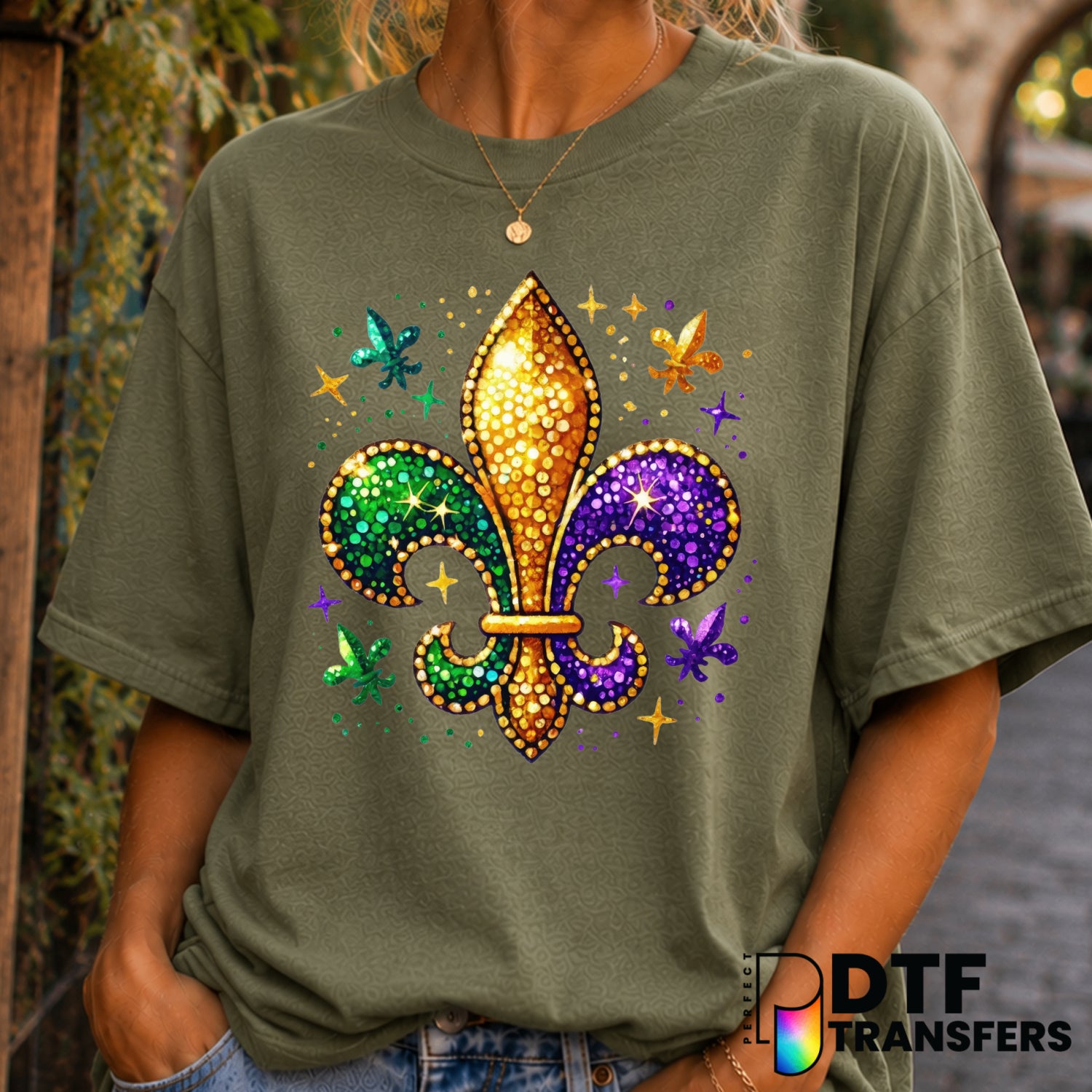 Let The Good Times Roll – Mardi Gras DTF Transfer (view 1 of 2) – by Perfect DTF Transfers – Premade DTF Transfers – Mardi...