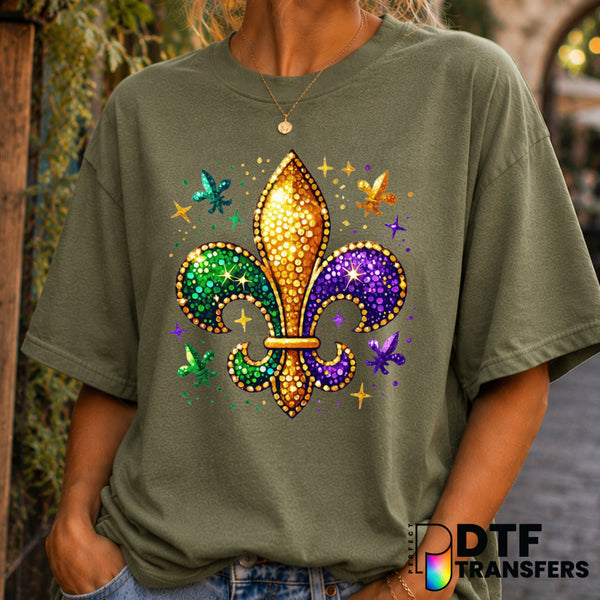Let The Good Times Roll – Mardi Gras DTF Transfer (view 1 of 2) – by Perfect DTF Transfers – Premade DTF Transfers – Mardi...