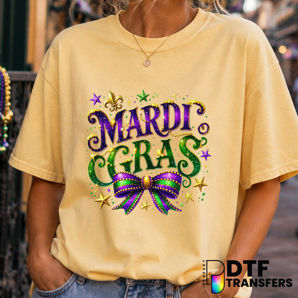 LET THE GOOD TIMES ROLL – Mardi Gras DTF Transfer (view 1 of 2) – by Perfect DTF Transfers – Premade DTF Transfers – Mardi...