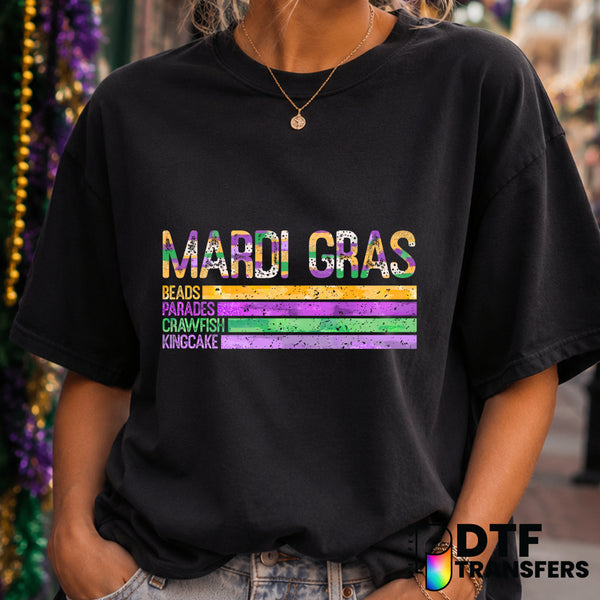 Let The Good Times Roll – Mardi Gras DTF Transfer (view 1 of 2) – by Perfect DTF Transfers – Premade DTF Transfers – Mardi...