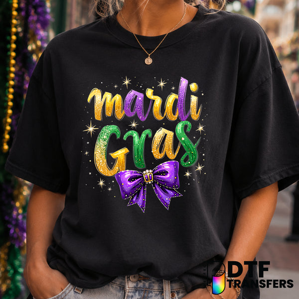 LET THE GOOD TIMES ROLL – Mardi Gras DTF Transfer (view 2 of 2) – by Perfect DTF Transfers – Premade DTF Transfers – Mardi...