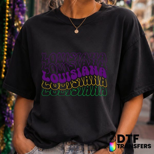 Louisiana Mardi Gras – Mardi Gras DTF Transfer (view 1 of 2) – by Perfect DTF Transfers – Premade DTF Transfers – Mardi Gr...