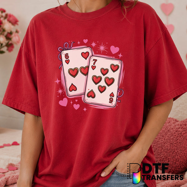 Love Heart – Valentine's Day DTF Transfer (view 1 of 2) – by Perfect DTF Transfers – Premade DTF Transfers – Valentine's D...