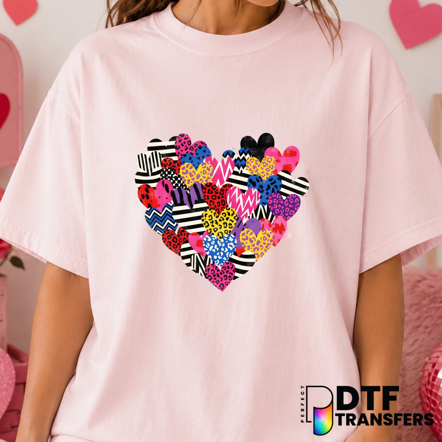 LOVE – Valentine's Day DTF Transfer (view 2 of 2) – by Perfect DTF Transfers – Premade DTF Transfers – Valentine's Day, Love