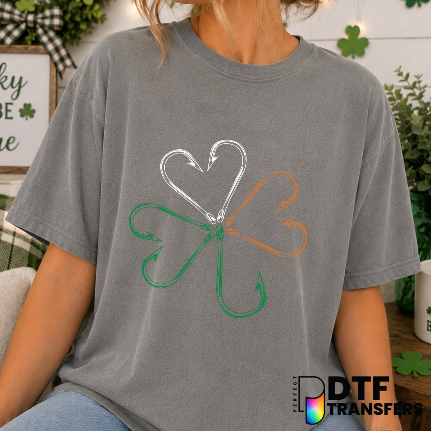 LUCKY EST. 2024 – St. Patrick's Day DTF Transfer (view 1 of 2) – by Perfect DTF Transfers – Premade DTF Transfers – St. Pa...