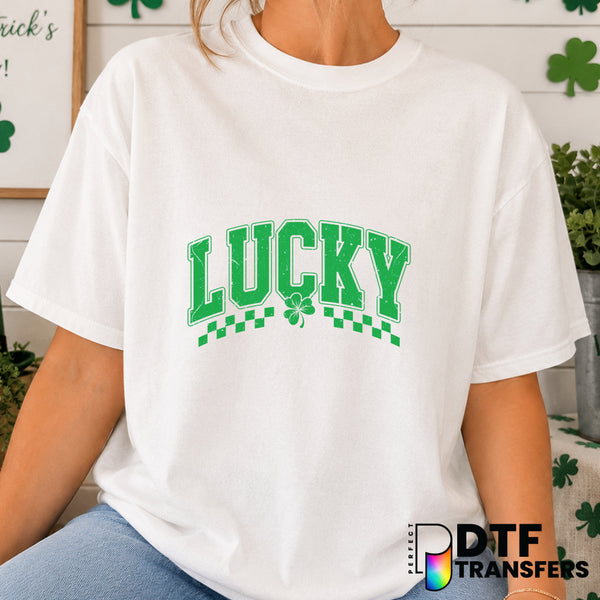 Lucky St. Patrick's Day – DTF Transfer (view 1 of 2) – by Perfect DTF Transfers – Premade DTF Transfers – St. Patrick's Da...