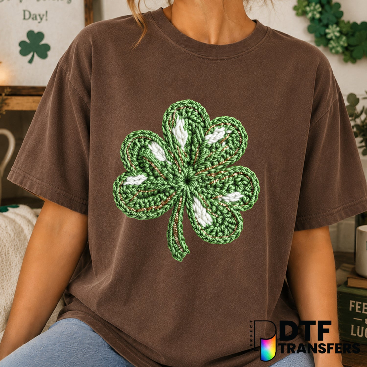 LUCKY – St. Patrick's Day DTF Transfer (view 2 of 2) – by Perfect DTF Transfers – Premade DTF Transfers – St. Patrick's Da...