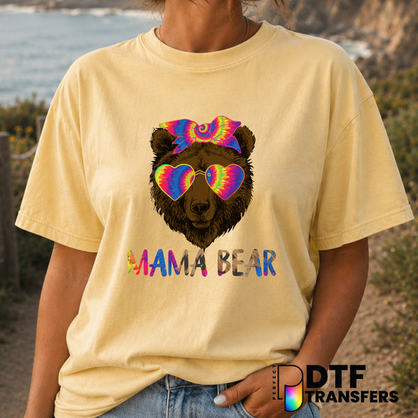 Mama Bear – Mother's Day DTF Transfer (view 1 of 2) – by Perfect DTF Transfers – Premade DTF Transfers – Mother's Day, Mom