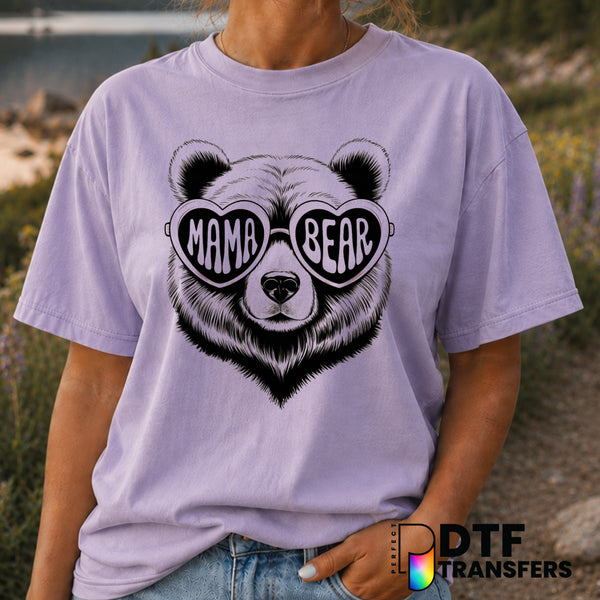 Mama Bear – Mother's Day DTF Transfer (view 1 of 2) – by Perfect DTF Transfers – Premade DTF Transfers – Mother's Day, Mom