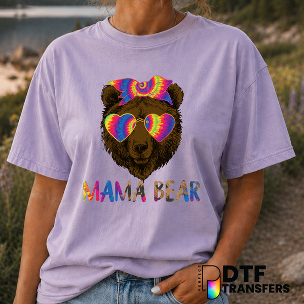 Mama Bear – Mother's Day DTF Transfer (view 2 of 2) – by Perfect DTF Transfers – Premade DTF Transfers – Mother's Day, Mom