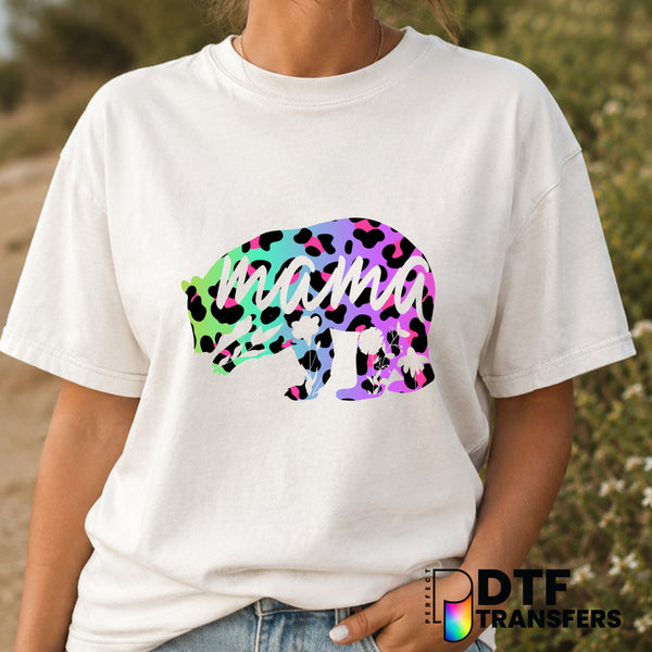 Mama Bear – Mother's Day DTF Transfer (view 2 of 2) – by Perfect DTF Transfers – Premade DTF Transfers – Mother's Day, Mom