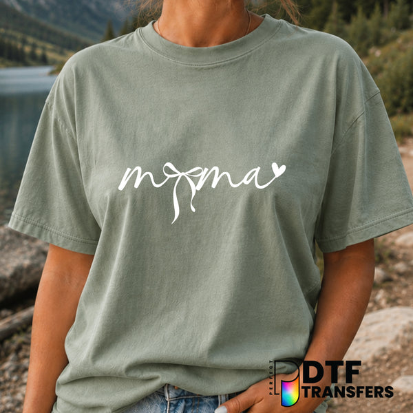 Mama Coquette Bow – Mother's Day DTF Transfer (view 2 of 2) – by Perfect DTF Transfers – Premade DTF Transfers – Mother's...
