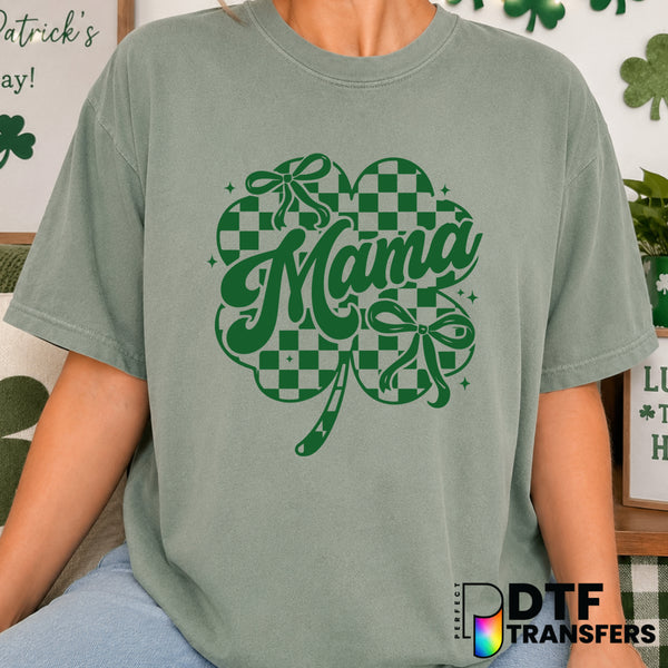 Mama Coquette – St. Patrick's Day DTF Transfer (view 1 of 2) – by Perfect DTF Transfers – Premade DTF Transfers – St. Patr...