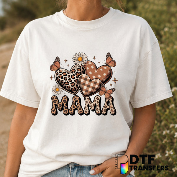 Mama Leopard Floral – Mother's Day DTF Transfer (view 2 of 2) – by Perfect DTF Transfers – Premade DTF Transfers – Mother'...
