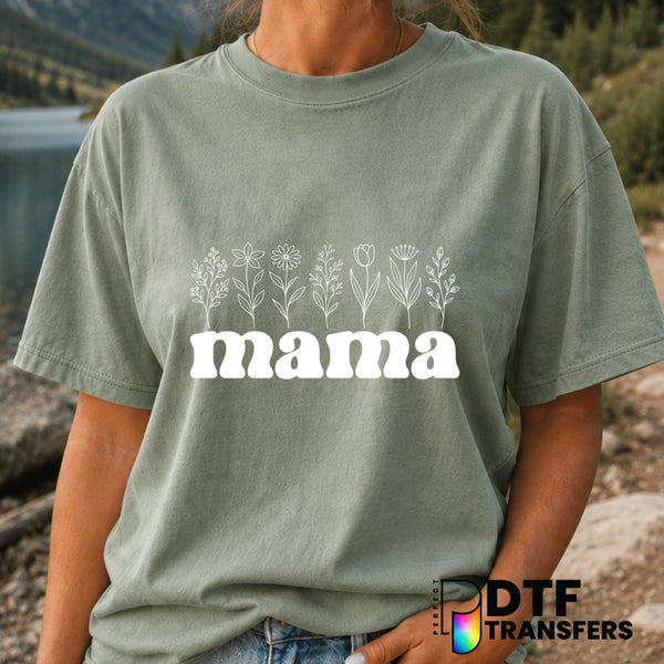 Mama – Mother's Day DTF Transfer (view 1 of 2) – by Perfect DTF Transfers – Premade DTF Transfers – Mother's Day, Mom