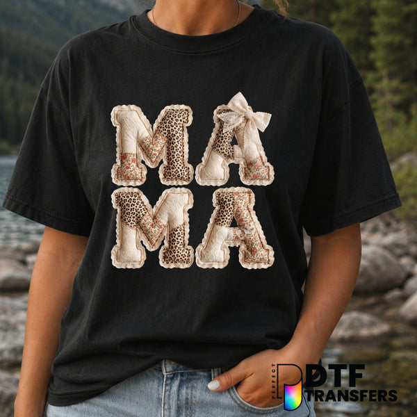Mama – Mother's Day DTF Transfer (view 1 of 2) – by Perfect DTF Transfers – Premade DTF Transfers – Mother's Day, Mom