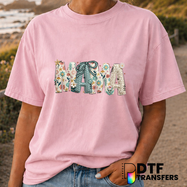 Mama – Mother's Day DTF Transfer (view 1 of 2) – by Perfect DTF Transfers – Premade DTF Transfers – Mother's Day, Mom