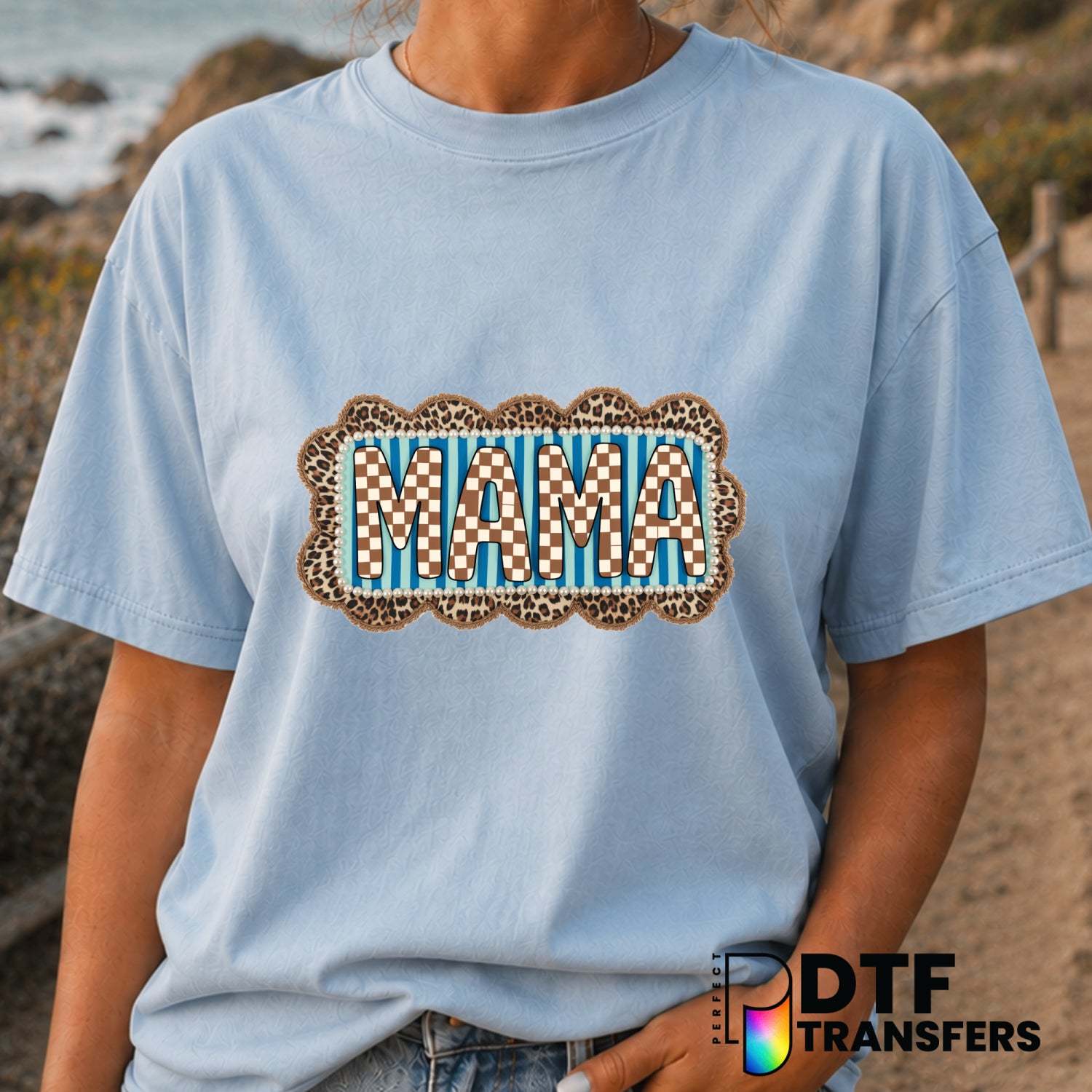 Mama – Mother's Day DTF Transfer (view 1 of 2) – by Perfect DTF Transfers – Premade DTF Transfers – Mother's Day, Mom