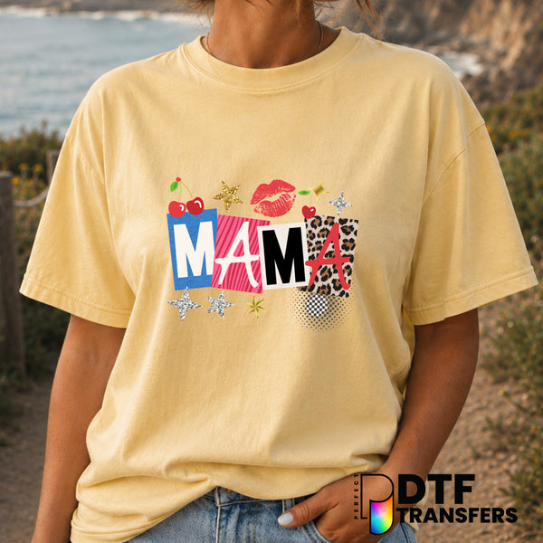 MAMA – Mother's Day DTF Transfer (view 1 of 2) – by Perfect DTF Transfers – Premade DTF Transfers – Mother's Day, Mom