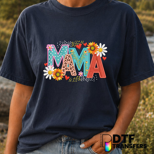 Mama – Mother's Day DTF Transfer (view 1 of 2) – by Perfect DTF Transfers – Premade DTF Transfers – Mother's Day, Mom