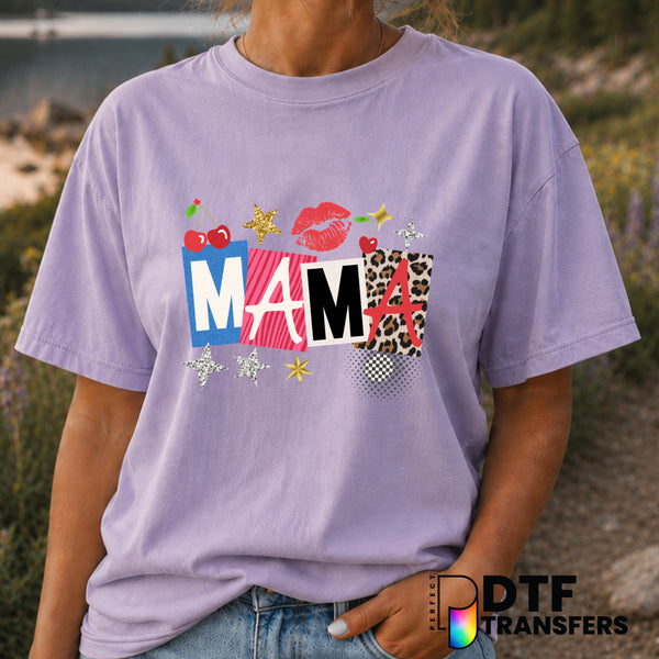 MAMA – Mother's Day DTF Transfer (view 2 of 2) – by Perfect DTF Transfers – Premade DTF Transfers – Mother's Day, Mom