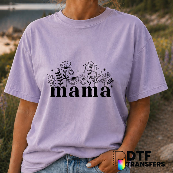 Mama – Mother's Day DTF Transfer (view 2 of 2) – by Perfect DTF Transfers – Premade DTF Transfers – Mother's Day, Mom