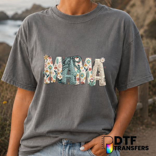 Mama – Mother's Day DTF Transfer (view 2 of 2) – by Perfect DTF Transfers – Premade DTF Transfers – Mother's Day, Mom