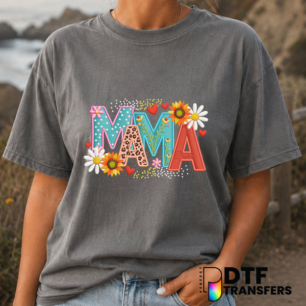 Mama – Mother's Day DTF Transfer (view 2 of 2) – by Perfect DTF Transfers – Premade DTF Transfers – Mother's Day, Mom