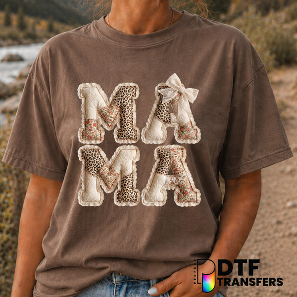 Mama – Mother's Day DTF Transfer (view 2 of 2) – by Perfect DTF Transfers – Premade DTF Transfers – Mother's Day, Mom
